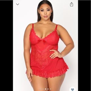 Red teddy lingerie size 3x/4x